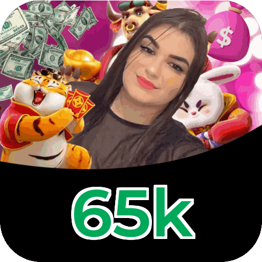 Plataforma 65k mostrando interface moderna, jogos certificados e recursos de segurança licenciados